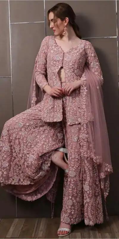 RTC 5945 Light Pink Color Faux Georgette Salwar Suit with Lace Work. Special Price ₹3099. Delivery 4-6 Working Days. Shop now. | Casual Suits, Jump Suits, Tops & Bottoms, Track Suits, Trendy Wear, Creative suits, Designer Suits, Palazzo Suits, Party Wear Suits, Patiala Suits, Salwar suit, Straight Suits