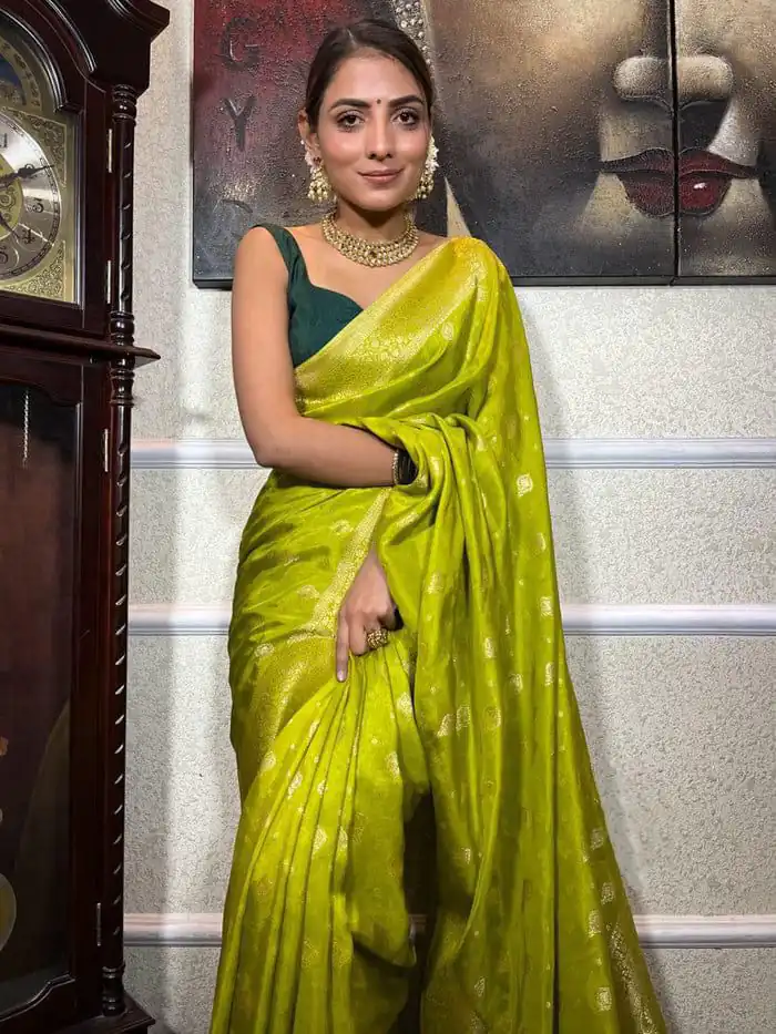 KPR 210 Lime Yellow Soft Lichi Silk Saree with Lace Work & Lace Border. Special Price ₹1399. Delivery 4-6 Working Days. Shop now. | Creative Sarees, Embroidered Sarees, Bollywood Sarees, Designer Sarees, Ethnic Saree, Modern Digital sarees, Party Wear Sarees, Sarees