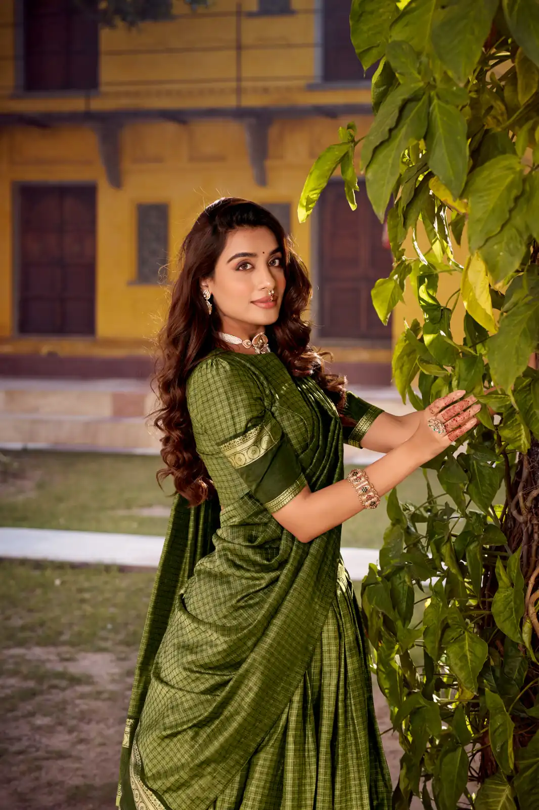 LNB 1900 Mahendi Color Chettinad Cotton Chex Zari Work Lehenga Choli . Now at just ₹3249. Delivery 4-6 Working Days. Shop now. | Bollywood Lehenga, Creative Lehenga, Designer Lehenga, Embroidered Lehenga, Lehenga, Party Wear Lehenga