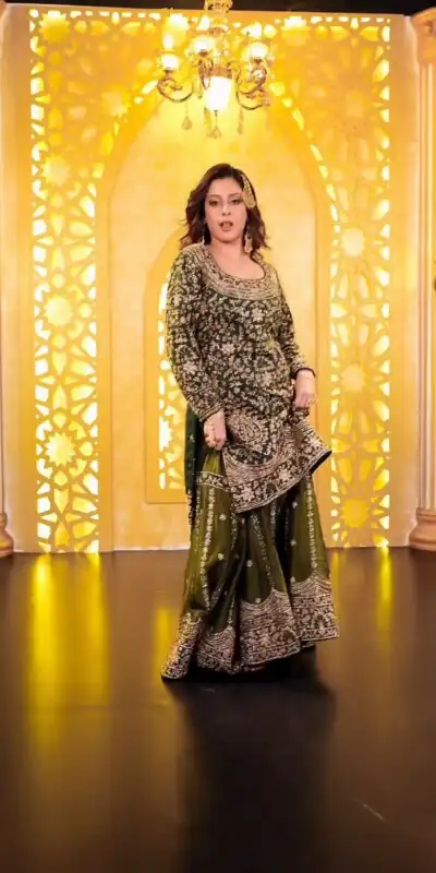 SR 1697 Mahendi Color Organza Silk Salwar Suit with Embroidery Work. Festive Deal ₹2549. Delivery 4-6 Working Days. Shop now. | Casual Suits, Jump Suits, Tops & Bottoms, Track Suits, Trendy Wear, Creative suits, Designer Suits, Palazzo Suits, Party Wear Suits, Patiala Suits, Salwar suit, Straight Suits