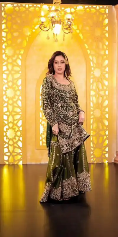 SR 1697 Mahendi Color Organza Silk Salwar Suit with Embroidery Work. Festive Deal ₹2549. Delivery 4-6 Working Days. Shop now. | Casual Suits, Jump Suits, Tops & Bottoms, Track Suits, Trendy Wear, Creative suits, Designer Suits, Palazzo Suits, Party Wear Suits, Patiala Suits, Salwar suit, Straight Suits