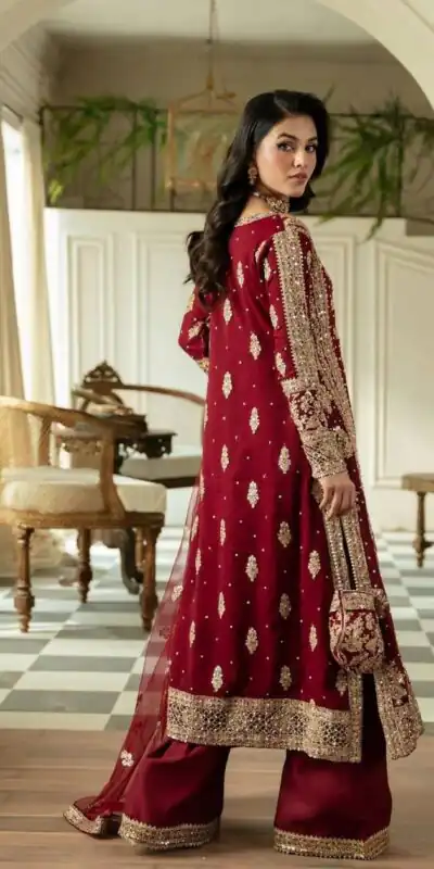 KD 1487 Maroon Faux Georgette Salwar Suit KD 1487 Maroon Designer Work. Special Price ₹3049. Delivery 4-6 Working Days. Shop now. | Casual Suits, Jump Suits, Tops & Bottoms, Track Suits, Trendy Wear, Creative suits, Designer Suits, Palazzo Suits, Party Wear Suits, Patiala Suits, Salwar suit, Straight Suits