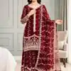 SSR 533 Maroon Color Fendy Silk Salwar Suit with Embroidery Work. Affordable Price ₹2149. Delivery 4-6 Working Days. Shop now. | Casual Suits, Jump Suits, Creative suits, Designer Suits, Palazzo Suits, Party Wear Suits, Patiala Suits, Salwar suit, Straight Suits
