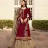 DS LT 7006 Maroon in Georgette Embroidery Work & Stone Work Lehenga Choli . Festive Deal ₹2549. Delivery 4-6 Working Days. Shop now. | Bollywood Lehenga, Creative Lehenga, Designer Lehenga, Embroidered Lehenga, Lehenga, Party Wear Lehenga