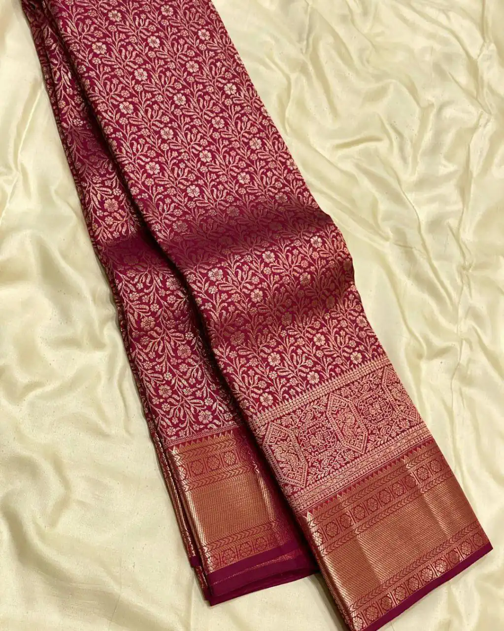 KPR 261 Maroon in Soft Lichi Silk Lace Border & Lace Work Saree . Available at ₹1499 only. Delivery 4-6 Working Days. Shop now. | Creative Sarees, Embroidered Sarees, Bollywood Sarees, Designer Sarees, Ethnic Saree, Modern Digital sarees, Party Wear Sarees, Sarees