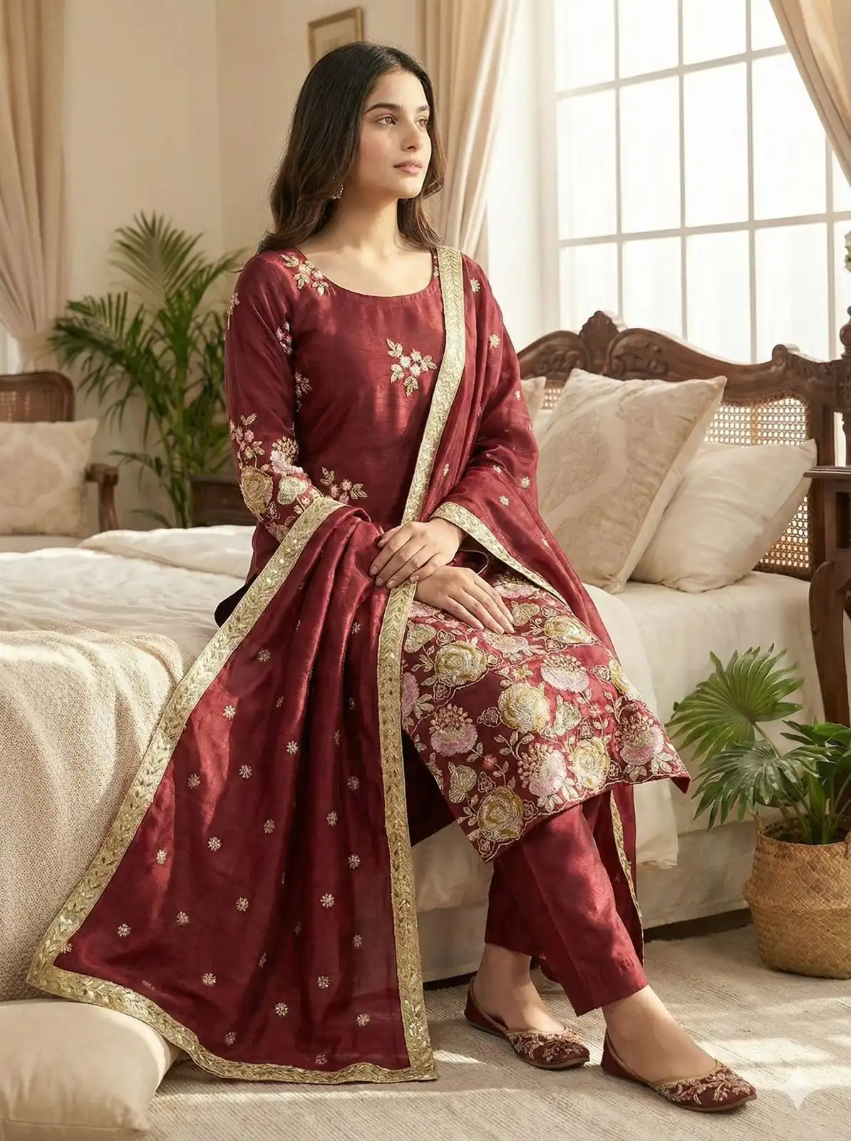 NSR 881 Maroon Organza Poly Silk Salwar Suit with Embroidery Work & Lace Work. Introductory Price ₹209. Delivery 4-6 Working Days. Shop now. | Casual Suits, Jump Suits, Creative suits, Designer Suits, Palazzo Suits, Party Wear Suits, Patiala Suits, Salwar suit, Straight Suits