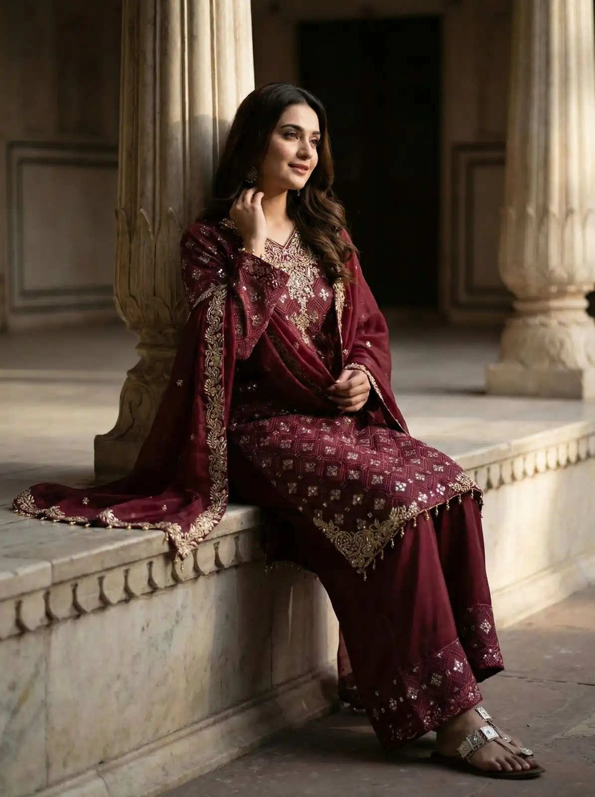 ZSR 3158 Maroon in Organza Silk Lace Work & Embroidery Work Salwar Suit . Get it for ₹2399. Delivery 4-6 Working Days. Shop now. | Casual Suits, Jump Suits, Tops & Bottoms, Track Suits, Trendy Wear, Creative suits, Designer Suits, Palazzo Suits, Party Wear Suits, Patiala Suits, Salwar suit, Straight Suits