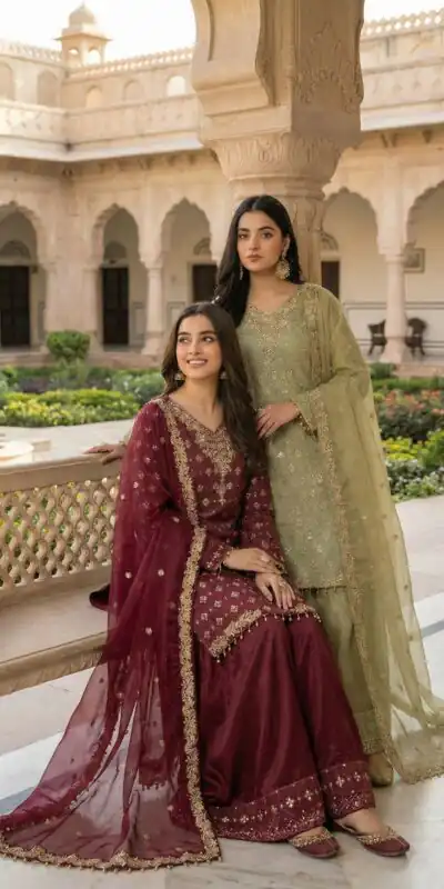 ZSR 3158 Maroon in Organza Silk Lace Work & Embroidery Work Salwar Suit . Get it for ₹2399. Delivery 4-6 Working Days. Shop now. | Casual Suits, Jump Suits, Tops & Bottoms, Track Suits, Trendy Wear, Creative suits, Designer Suits, Palazzo Suits, Party Wear Suits, Patiala Suits, Salwar suit, Straight Suits