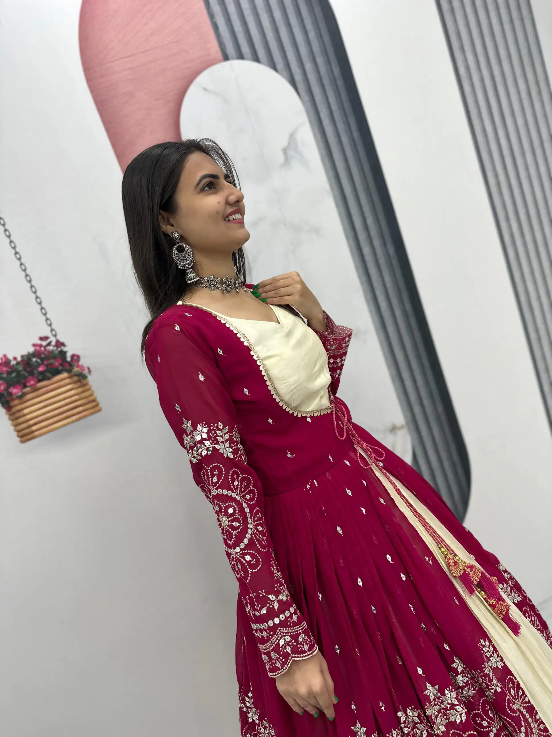 PC 556 Maroon Color Simar Cosmos Lehenga Choli with Designer Work. Special Price ₹3049. Delivery 4-6 Working Days. Shop now. | Bollywood Lehenga, Creative Lehenga, Designer Lehenga, Embroidered Lehenga, Lehenga, Party Wear Lehenga