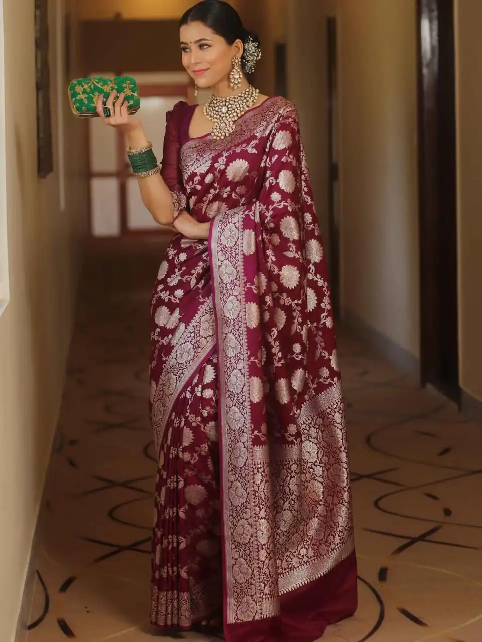 KP 5085 Maroon in Soft Lichi Silk Wedding, Party, Festive, Events Designer Work Saree . Get it for ₹1349. Delivery 4-6 Working Days. Shop now. | Creative Sarees, Embroidered Sarees, Bollywood Sarees, Designer Sarees, Ethnic Saree, Modern Digital sarees, Party Wear Sarees, Sarees