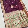 MB 389 Maroon Soft Paithani Silk Saree with Lace Work & Zari Work. Affordable Price ₹2049. Delivery 4-6 Working Days. Shop now. | Creative Sarees, Embroidered Sarees, Bollywood Sarees, Designer Sarees, Ethnic Saree, Modern Digital sarees, Party Wear Sarees, Sarees