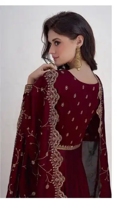 FC Saroj 9943 Maroon Vichitra Salwar Suit with Embroidery Work & Lace Work. Special Price ₹3049. Delivery 4-6 Working Days. Shop now. | Casual Suits, Jump Suits, Tops & Bottoms, Track Suits, Trendy Wear, Creative suits, Designer Suits, Palazzo Suits, Party Wear Suits, Patiala Suits, Salwar suit, Straight Suits