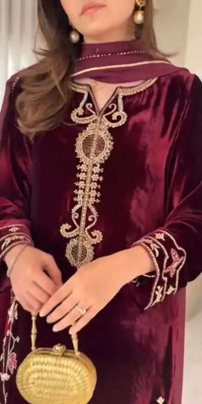 SSR 530 Maroon in Viscose Velvet Lace Work & Embroidery Work Salwar Suit . Special Price ₹1949. Delivery 4-6 Working Days. Shop now. | Bollywood Lehenga, Creative Lehenga, Designer Lehenga, Embroidered Lehenga, Lehenga, Party Wear Lehenga