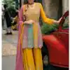DS Ebaa 1608 Mustered Chinon Salwar Suit Perfect for Wedding, Party, Diwali, Eid, Cultural Events – . Exclusive Offer ₹2999. Delivery 4-6 Working Days. | Casual Suits, Jump Suits, Tops & Bottoms, Track Suits, Trendy Wear, Creative suits, Designer Suits, Palazzo Suits, Party Wear Suits, Patiala Suits, Salwar suit, Straight Suits