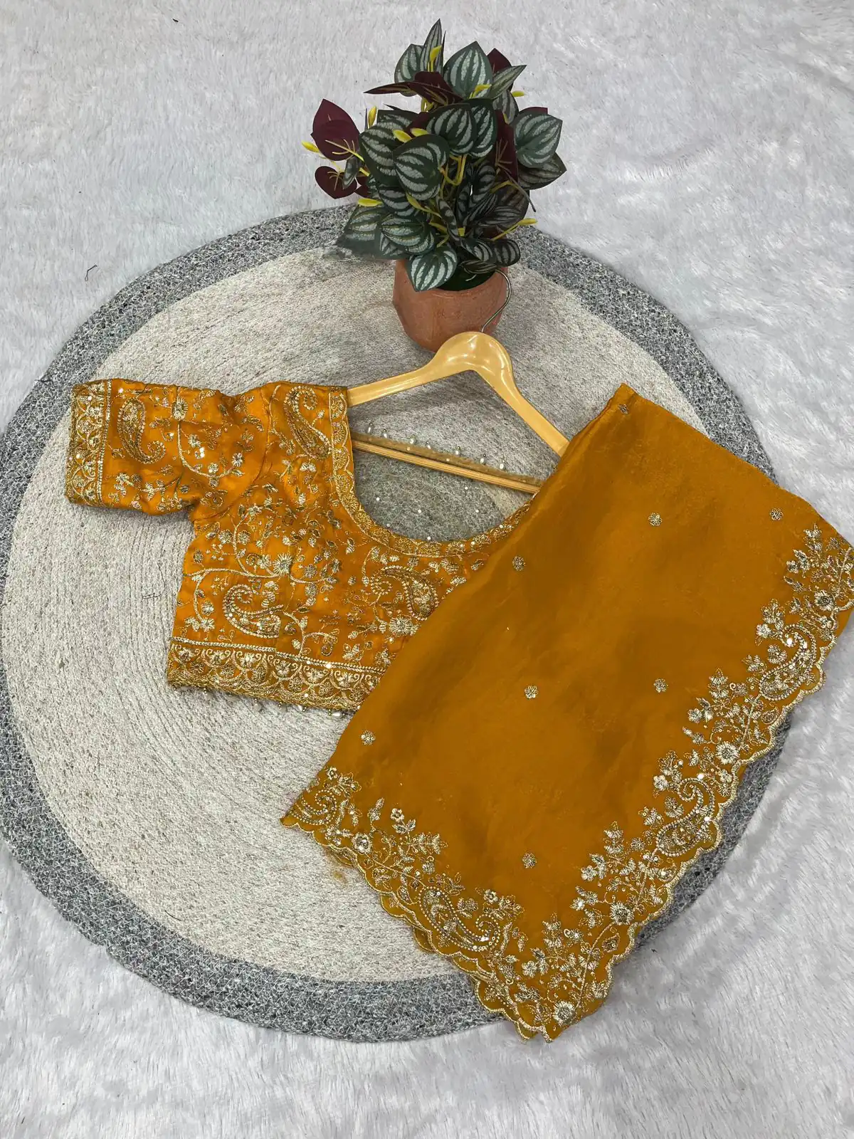 BT 3151 Mustered Fandy Satin Silk Saree with Sequins Work & Embroidery Work. Get it for ₹1949. Delivery 4-6 Working Days. Shop now. | Creative Sarees, Embroidered Sarees, Bollywood Sarees, Designer Sarees, Ethnic Saree, Modern Digital sarees, Party Wear Sarees, Sarees