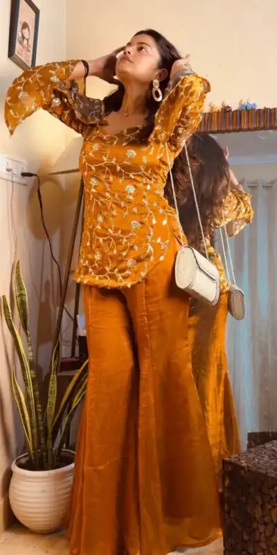 ZF 436 Mustered Fandy Silk Salwar Suit Perfect for Wedding, Party, Housewarming, Reception, Engagement – . Get it for ₹2049. Delivery 4-6 Working D | Casual Suits, Jump Suits, Tops & Bottoms, Track Suits, Trendy Wear, Creative suits, Designer Suits, Palazzo Suits, Party Wear Suits, Patiala Suits, Salwar suit, Straight Suits