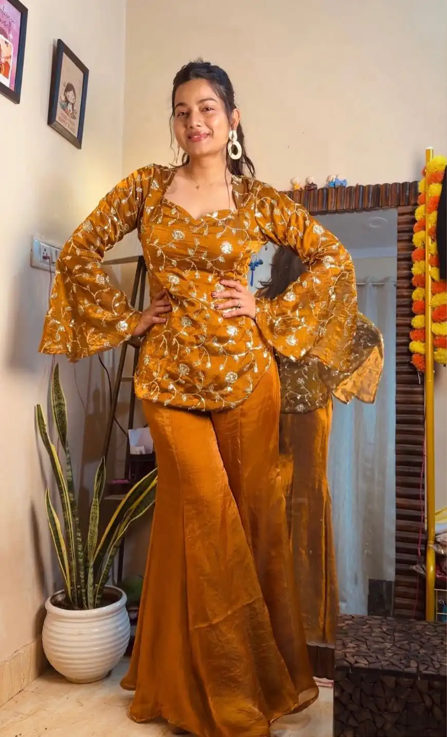 ZF 436 Mustered Fandy Silk Salwar Suit Perfect for Wedding, Party, Housewarming, Reception, Engagement – . Get it for ₹2049. Delivery 4-6 Working D | Casual Suits, Jump Suits, Tops & Bottoms, Track Suits, Trendy Wear, Creative suits, Designer Suits, Palazzo Suits, Party Wear Suits, Patiala Suits, Salwar suit, Straight Suits