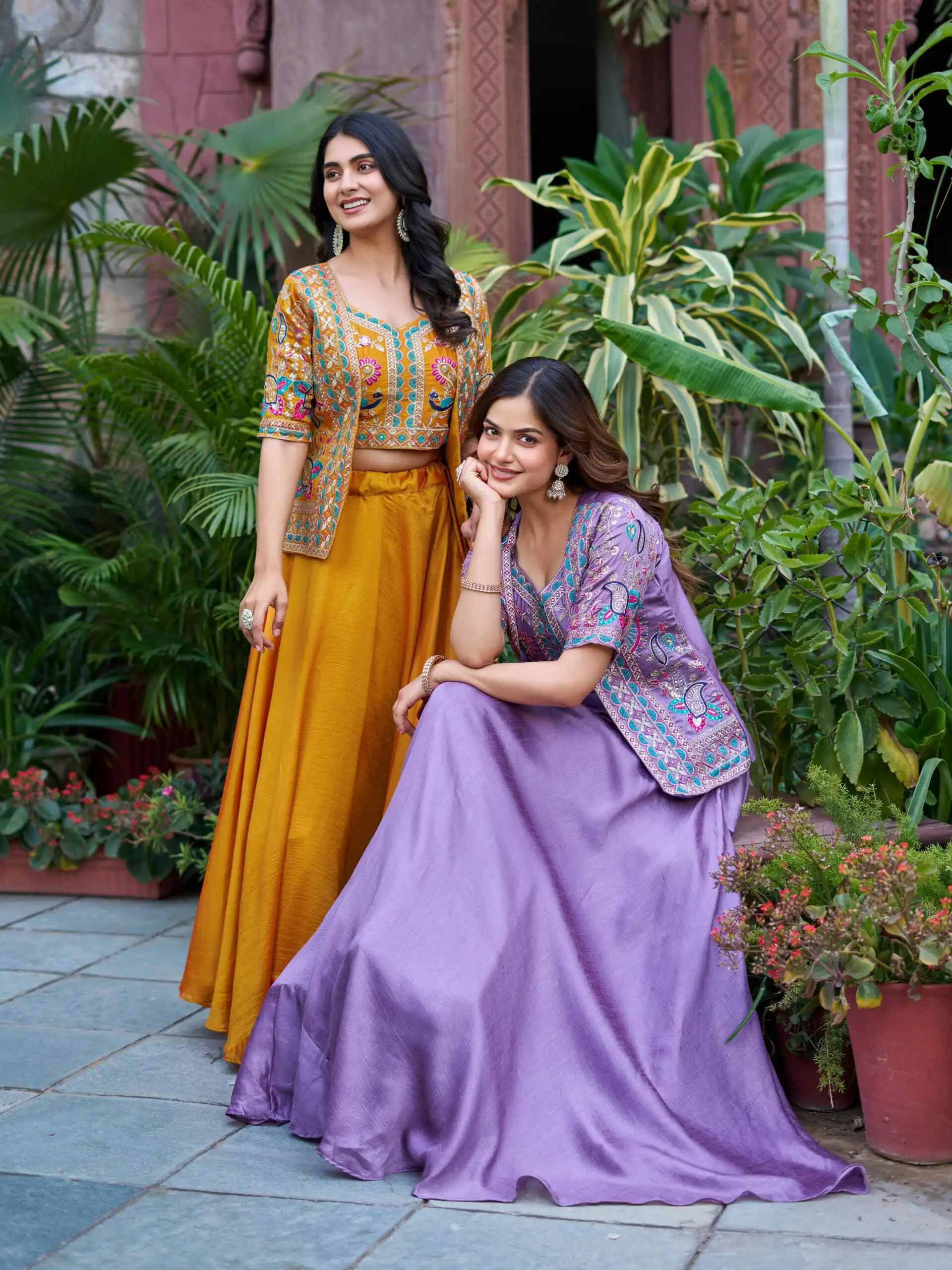 Ram 142 Mustered Vichitra Lehenga Choli with Embroidery Work & Thread Embroidery. Introductory Price ₹2549. Delivery 4-6 Working Days. Shop now. | Bollywood Lehenga, Creative Lehenga, Designer Lehenga, Embroidered Lehenga, Lehenga, Party Wear Lehenga