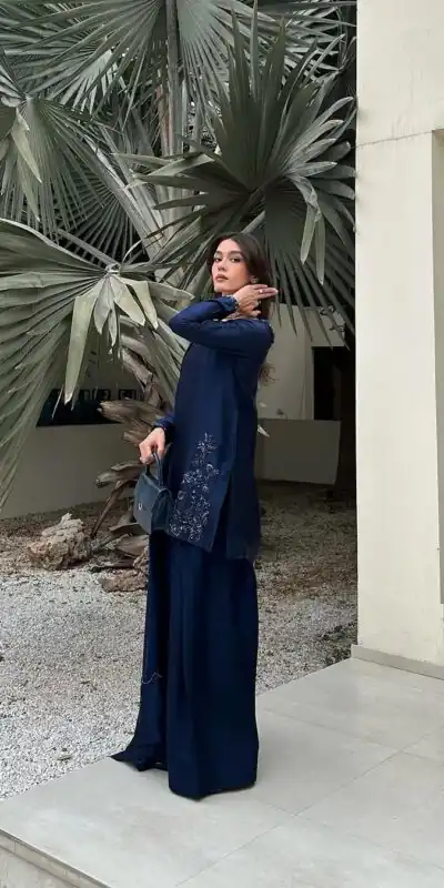 ZF 420 Navy Blue in Natural Crep Silk Embroidery Work Salwar Suit . Exclusive Offer ₹1899. Delivery 4-6 Working Days. Shop now. | Casual Suits, Jump Suits, Tops & Bottoms, Track Suits, Trendy Wear, Creative suits, Designer Suits, Palazzo Suits, Party Wear Suits, Patiala Suits, Salwar suit, Straight Suits