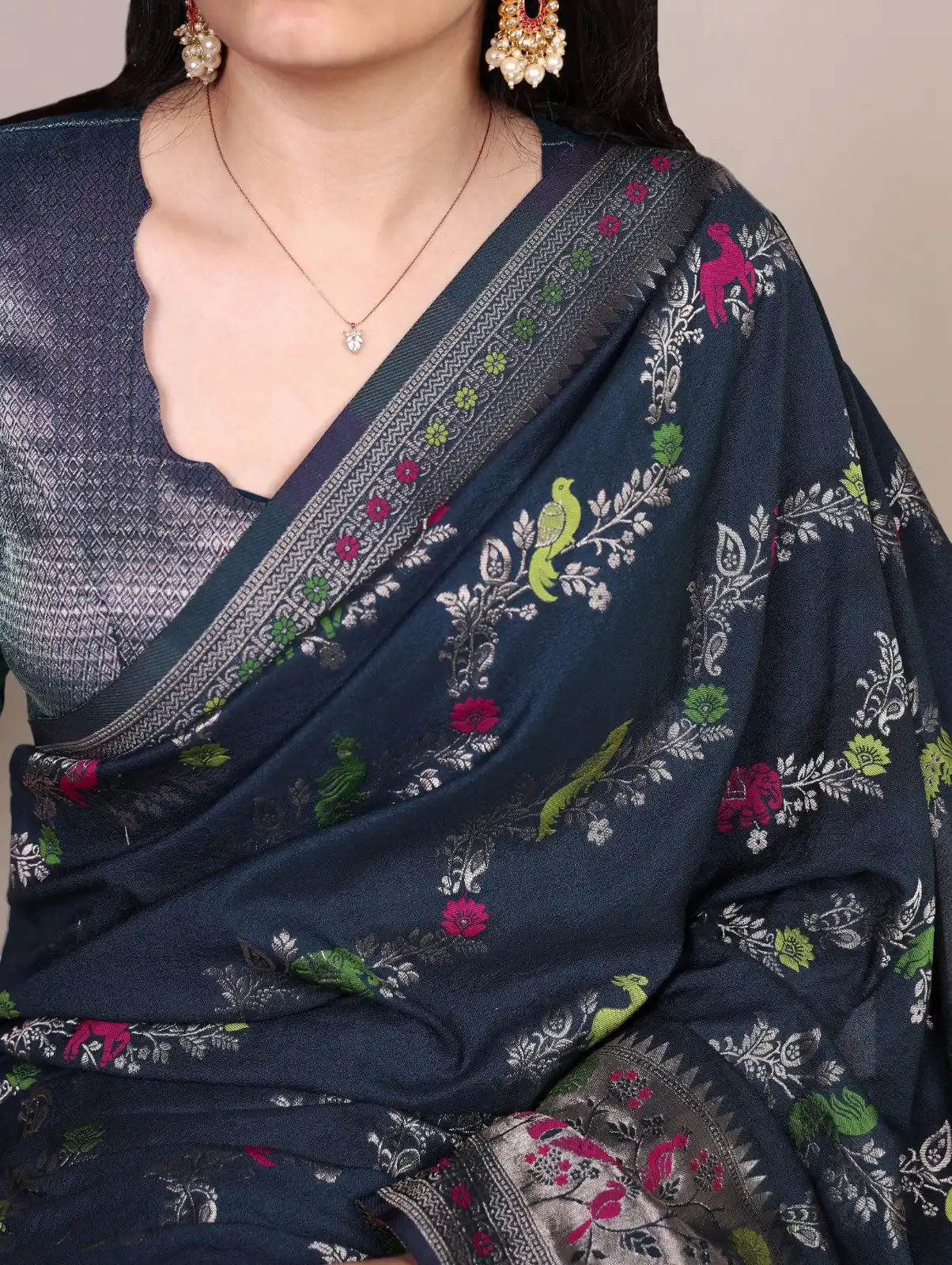 YNF 7907 Navy Blue Nylon Weaving Work Saree Perfect for Wedding, Party, Baby Shower, Holi, Ethnic Day – . Available at ₹2149 only. Delivery 4-6 Working Da | Creative Sarees, Embroidered Sarees, Bollywood Sarees, Designer Sarees, Ethnic Saree, Modern Digital sarees, Party Wear Sarees, Sarees