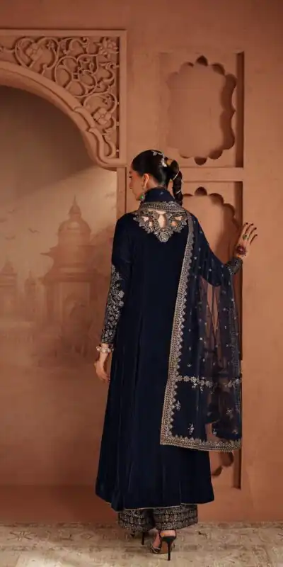 LG 2041 Navy Blue Velvet Salwar Suit Perfect for Wedding, Party, Baby Shower, Makar Sankranti, Pongal – . Best Price ₹2399. Delivery 4-6 Working D | Casual Suits, Jump Suits, Tops & Bottoms, Track Suits, Trendy Wear, Creative suits, Designer Suits, Palazzo Suits, Party Wear Suits, Patiala Suits, Salwar suit, Straight Suits