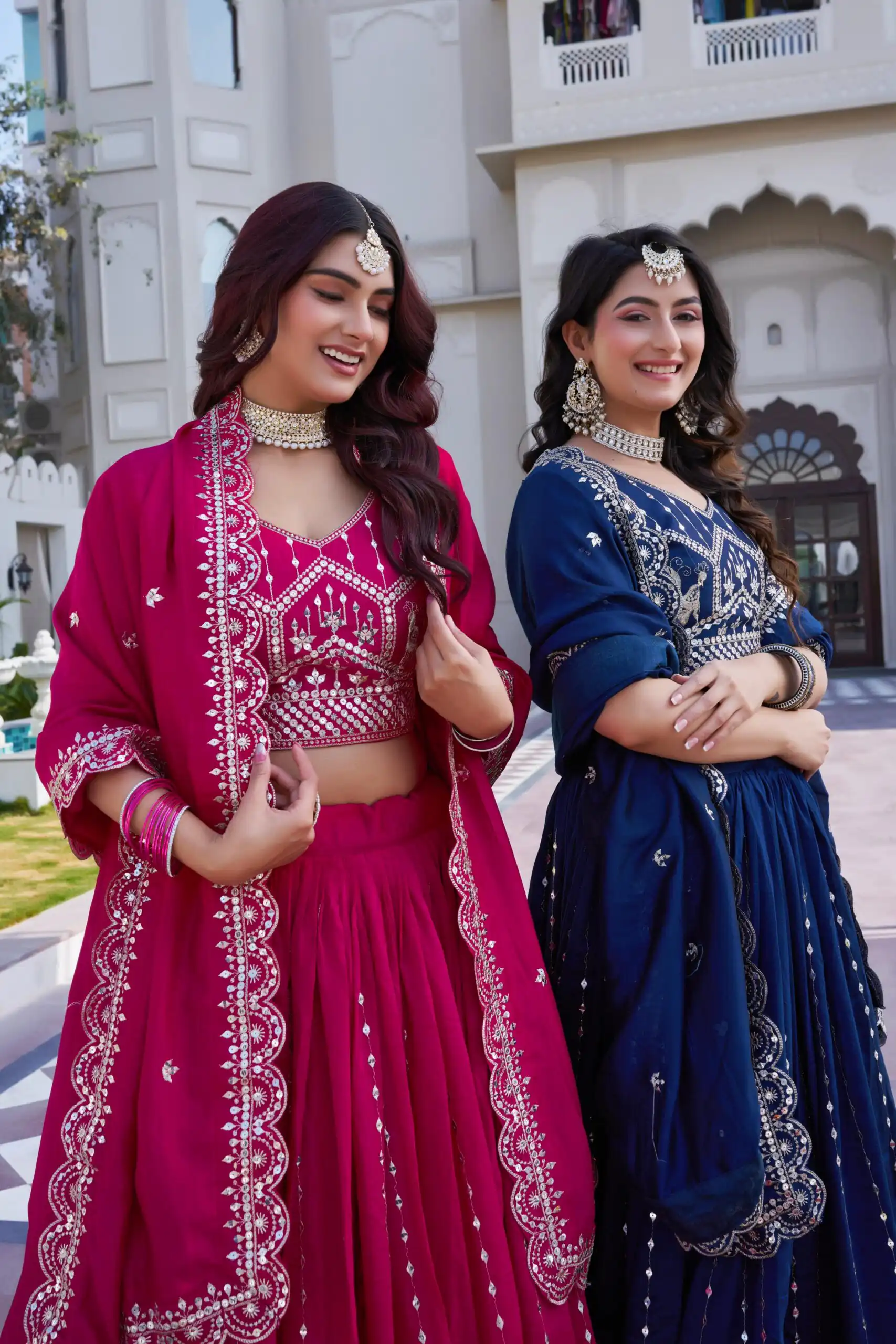 Ram 151 Navy Blue Vichitra Lehenga Choli Perfect for Wedding, Party, Haldi, Mehendi, Eid – . Best Price ₹2649. Delivery 4-6 Working Days. Shop now. | Bollywood Lehenga, Creative Lehenga, Designer Lehenga, Embroidered Lehenga, Lehenga, Party Wear Lehenga