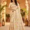 MS 546 Off White in Color Banarasi Silk Zari Work All Over Saree . Available at ₹1649 only. Delivery 4-6 Working Days. Shop now. | Creative Sarees, Embroidered Sarees, Bollywood Sarees, Designer Sarees, Ethnic Saree, Modern Digital sarees, Party Wear Sarees, Sarees