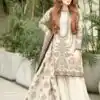 AD 213 Off White Khajuri Crush Georgette Salwar Suit with Lace Work & Embroidery Work. Festive Deal ₹2649. Delivery 4-6 Working Days. Shop now. | Casual Suits, Jump Suits, Tops & Bottoms, Track Suits, Trendy Wear, Creative suits, Designer Suits, Palazzo Suits, Party Wear Suits, Patiala Suits, Salwar suit, Straight Suits