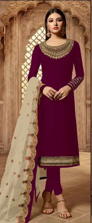 FC LT 3907 Off White in Color Satin Georgette Stone Work Salwar Suit . Special Price ₹2499. Delivery 4-6 Working Days. Shop now. | Casual Suits, Jump Suits, Tops & Bottoms, Track Suits, Trendy Wear, Creative suits, Designer Suits, Palazzo Suits, Party Wear Suits, Patiala Suits, Salwar suit, Straight Suits