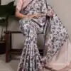 YNF 7055 Off White in Tasar Silk With Viscose Border Lace Work & Lace Border Saree. Exclusive Offer ₹1699. Delivery 4-6 Working Days. Shop now. | Creative Sarees, Embroidered Sarees, Bollywood Sarees, Designer Sarees, Ethnic Saree, Modern Digital sarees, Party Wear Sarees, Sarees