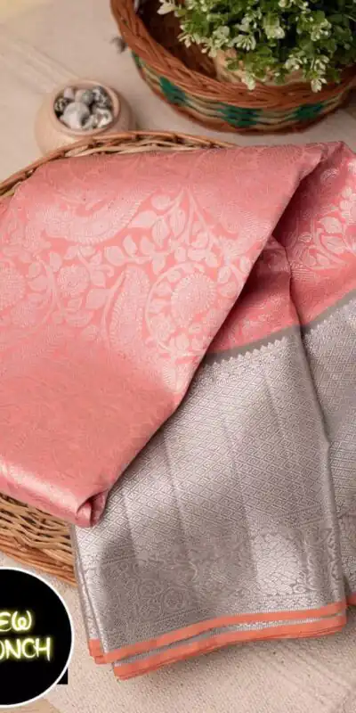 KP 1034 Peach Soft Lichi Silk Saree with Lace Border & Lace Work. Affordable Price ₹1449. Delivery 4-6 Working Days. Shop now. | Creative Sarees, Embroidered Sarees, Bollywood Sarees, Designer Sarees, Ethnic Saree, Modern Digital sarees, Party Wear Sarees, Sarees