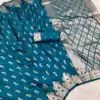 MB 41 Green Color Peacock Blue Banarasi Silk Zari Weaving Saree . Wedding, Party, Festive, Available at ₹1849 only. Delivery 4-6 Working Days. Shop now. | Creative Sarees, Embroidered Sarees, Bollywood Sarees, Designer Sarees, Ethnic Saree, Modern Digital sarees, Party Wear Sarees, Sarees