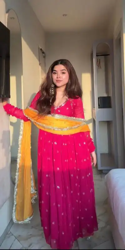 SRK 5313 Pink in Faux Georgette Embroidery Work Salwar Suit . Available at ₹2099 only. Delivery 4-6 Working Days. Shop now. | Casual Suits, Jump Suits, Creative suits, Designer Suits, Palazzo Suits, Party Wear Suits, Patiala Suits, Salwar suit, Straight Suits