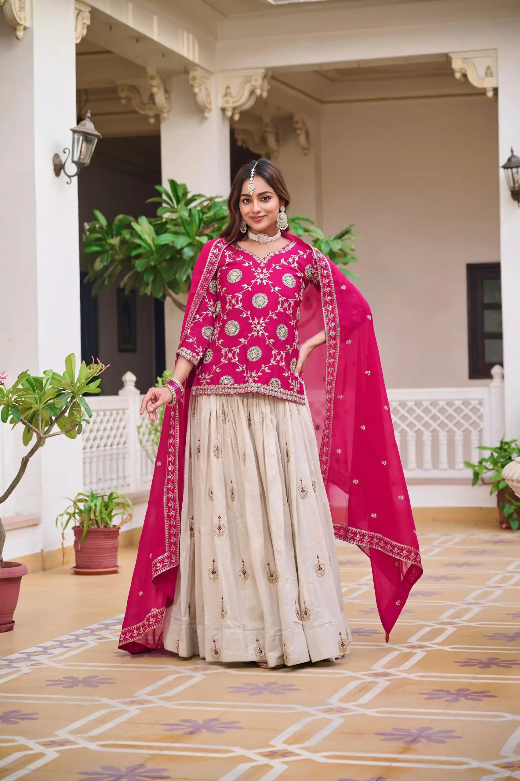 Ram 101 Pink Pure Chinon Lehenga Choli Perfect for Wedding, Party, Makar Sankranti, Reception, Sangeet – . Exclusive Offer ₹2649. Delivery 4-6 Working | Bollywood Lehenga, Creative Lehenga, Designer Lehenga, Embroidered Lehenga, Lehenga, Party Wear Lehenga