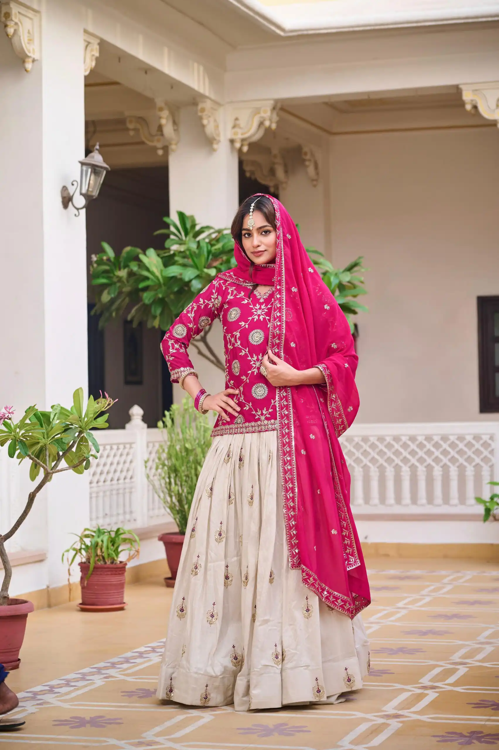 Ram 101 Pink Pure Chinon Lehenga Choli Perfect for Wedding, Party, Makar Sankranti, Reception, Sangeet – . Exclusive Offer ₹2649. Delivery 4-6 Working | Bollywood Lehenga, Creative Lehenga, Designer Lehenga, Embroidered Lehenga, Lehenga, Party Wear Lehenga