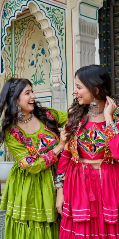 Ram 120 Pink in Pure Cotton Mirror Work & Gamthi Work Lehenga Choli . Exclusive Offer ₹3049. Delivery 4-6 Working Days. Shop now. | Bollywood Lehenga, Creative Lehenga, Designer Lehenga, Embroidered Lehenga, Lehenga, Party Wear Lehenga