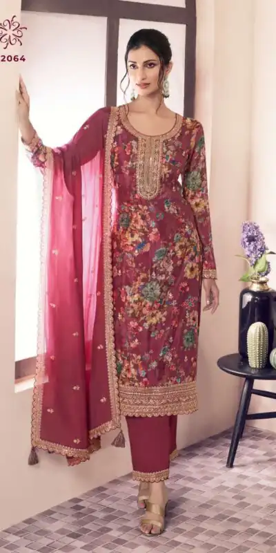 FC 7478 Pink in Embroidery Work Salwar Suit . Special Price ₹3099. Wedding, Party, Festive, Events, Delivery 4-6 Working Days. Shop now. | Casual Suits, Jump Suits, Tops & Bottoms, Track Suits, Trendy Wear, Creative suits, Designer Suits, Palazzo Suits, Party Wear Suits, Patiala Suits, Salwar suit, Straight Suits