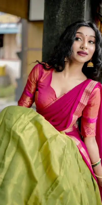 LNB 2001 Pista Color Peaceful Kanchipuram Zari Weaving Lehenga Choli Wedding, Festive, Events Expected Delivery 4-6 Working Days@2199/- Only | Bollywood Lehenga, Creative Lehenga, Designer Lehenga, Embroidered Lehenga, Lehenga, Party Wear Lehenga