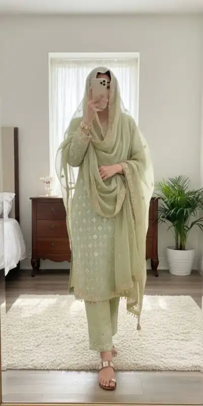 ZSR 3158 Pista in Organza Silk Lace Work & Embroidery Work Salwar Suit . Get it for ₹2399. Delivery 4-6 Working Days. Shop now. | Casual Suits, Jump Suits, Tops & Bottoms, Track Suits, Trendy Wear, Creative suits, Designer Suits, Palazzo Suits, Party Wear Suits, Patiala Suits, Salwar suit, Straight Suits