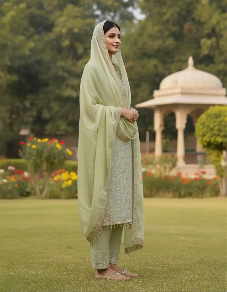 ZSR 3158 Pista in Organza Silk Lace Work & Embroidery Work Salwar Suit . Get it for ₹2399. Delivery 4-6 Working Days. Shop now. | Casual Suits, Jump Suits, Tops & Bottoms, Track Suits, Trendy Wear, Creative suits, Designer Suits, Palazzo Suits, Party Wear Suits, Patiala Suits, Salwar suit, Straight Suits