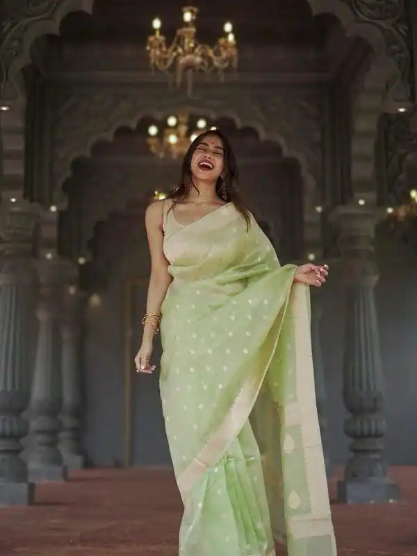 KP 6040 Pista Soft Lilan Slab Saree with Weaving Work Designer Work. Festive Deal ₹1399. Delivery 4-6 Working Days. Shop now. | Creative Sarees, Embroidered Sarees, Bollywood Sarees, Designer Sarees, Ethnic Saree, Modern Digital sarees, Party Wear Sarees, Sarees