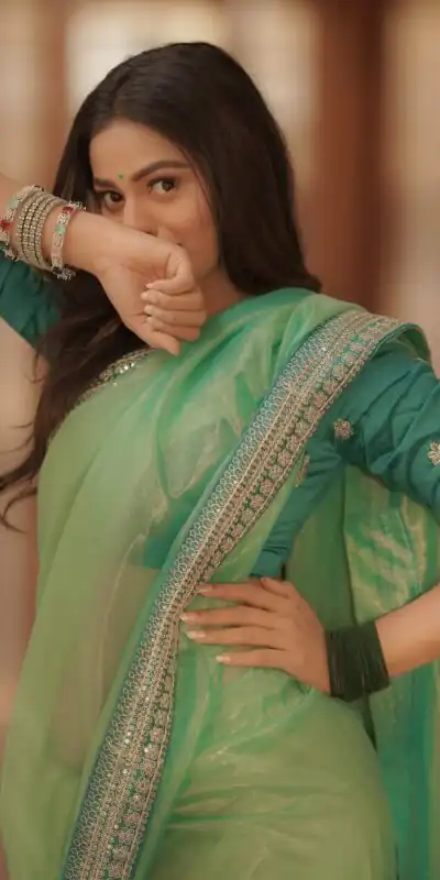 JR 657 Pista with Sequins Work & Embroidery Work Twill Net Saree . Exclusive Offer ₹1599. Delivery 4-6 Working Days. Shop now. | Creative Sarees, Embroidered Sarees, Bollywood Sarees, Designer Sarees, Ethnic Saree, Modern Digital sarees, Party Wear Sarees, Sarees