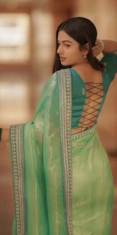 JR 657 Pista with Sequins Work & Embroidery Work Twill Net Saree . Exclusive Offer ₹1599. Delivery 4-6 Working Days. Shop now. | Creative Sarees, Embroidered Sarees, Bollywood Sarees, Designer Sarees, Ethnic Saree, Modern Digital sarees, Party Wear Sarees, Sarees