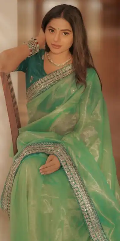 JR 657 Pista with Sequins Work & Embroidery Work Twill Net Saree . Exclusive Offer ₹1599. Delivery 4-6 Working Days. Shop now. | Creative Sarees, Embroidered Sarees, Bollywood Sarees, Designer Sarees, Ethnic Saree, Modern Digital sarees, Party Wear Sarees, Sarees