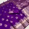 MB 39 Purple Color Banarasi Silk Saree with Lace Work & Zari Work. Grab it for ₹1999. Delivery 4-6 Working Days. Shop now. | Creative Sarees, Embroidered Sarees, Bollywood Sarees, Designer Sarees, Ethnic Saree, Modern Digital sarees, Party Wear Sarees, Sarees
