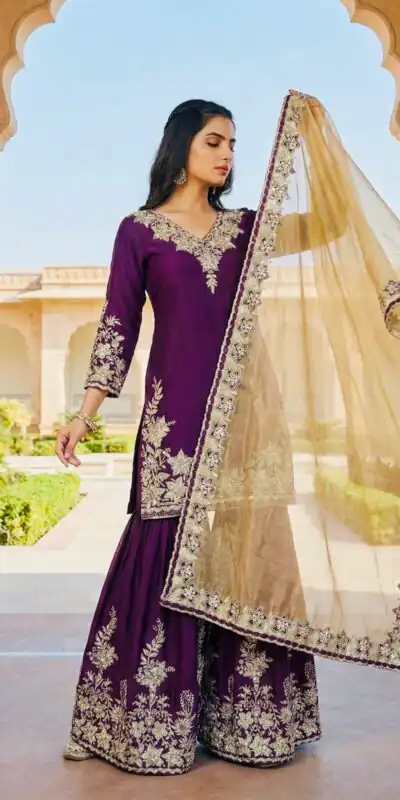 SRK 5244 Purple in Chinon Silk Lace Work & Embroidery Work Salwar Suit . Special Price ₹2399. Delivery 4-6 Working Days. Shop now. | Casual Suits, Jump Suits, Tops & Bottoms, Track Suits, Trendy Wear, Creative suits, Designer Suits, Palazzo Suits, Party Wear Suits, Patiala Suits, Salwar suit, Straight Suits