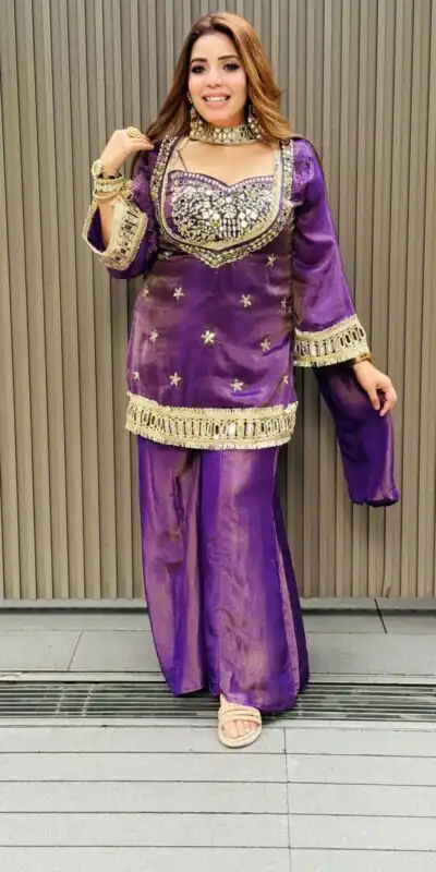 LG 2015 Purple Cosmos Salwar Suit Perfect for Wedding, Party, Karwa Chauth, Eid, Holi – . Exclusive Offer ₹2099. Delivery 4-6 Working Days. Shop now. | Casual Suits, Jump Suits, Creative suits, Designer Suits, Palazzo Suits, Party Wear Suits, Patiala Suits, Salwar suit, Straight Suits