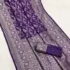 MB 113 Purple Khaddi Pashmina Saree with Lace Work & Zari Work. Introductory Price ₹1949. Delivery 4-6 Working Days. Shop now. | Creative Sarees, Embroidered Sarees, Bollywood Sarees, Designer Sarees, Ethnic Saree, Modern Digital sarees, Party Wear Sarees, Sarees