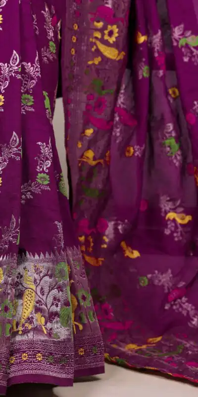 YNF 7907 Purple Nylon Weaving Work Saree Perfect for Wedding, Party, Baby Shower, Holi, Ethnic Day – . Available at ₹2149 only. Delivery 4-6 Working Da | Creative Sarees, Embroidered Sarees, Bollywood Sarees, Designer Sarees, Ethnic Saree, Modern Digital sarees, Party Wear Sarees, Sarees