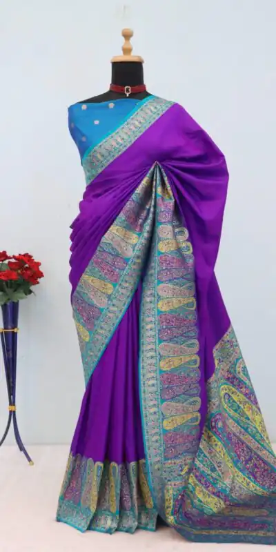 MB 66 Purple in Color Paithani Silk Lace Border & Lace Work Saree . Special Price ₹2399. Delivery 4-6 Working Days. Shop now. | Creative Sarees, Embroidered Sarees, Bollywood Sarees, Designer Sarees, Ethnic Saree, Modern Digital sarees, Party Wear Sarees, Sarees